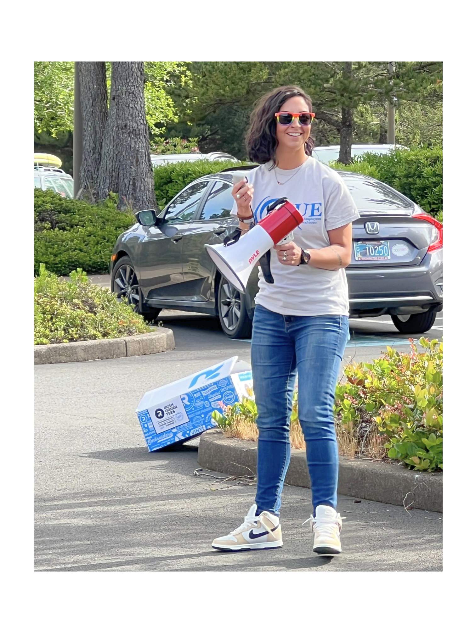 Laura Rosborough at OCUE Rally