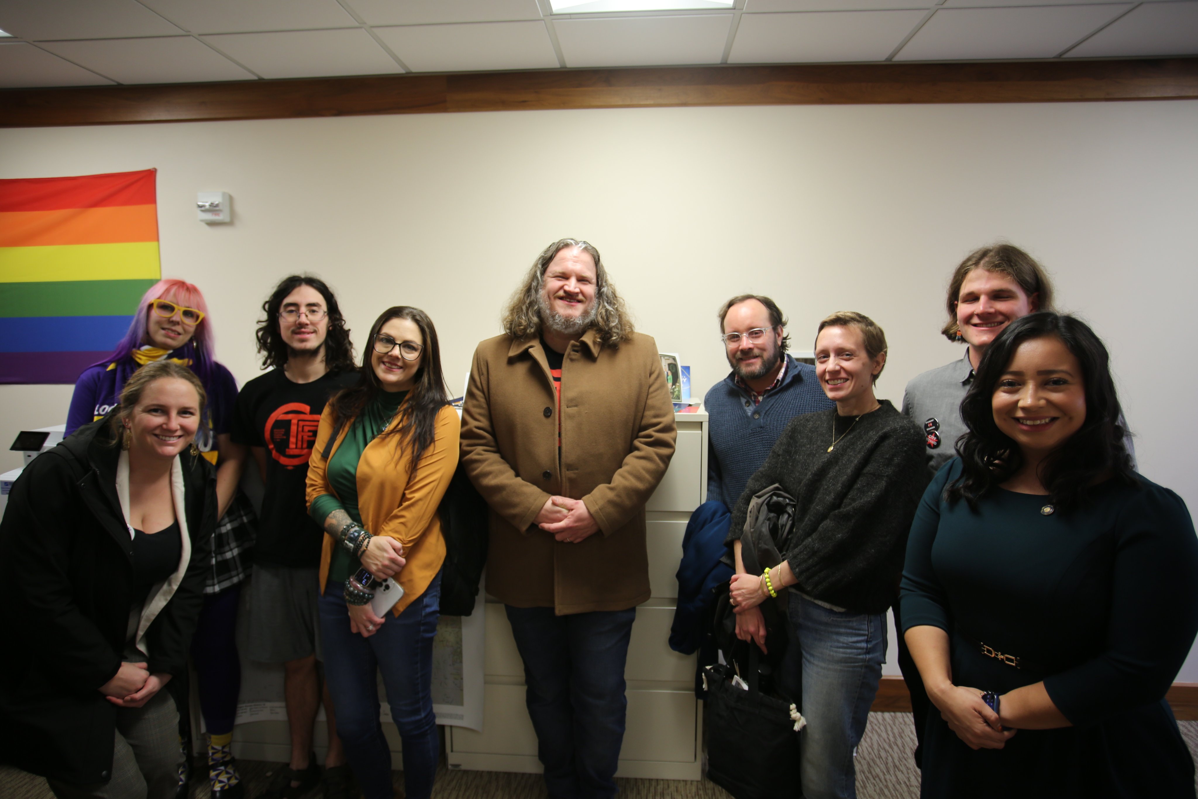 AFT-Oregon members meet with Sen. Wlnsvey Campos