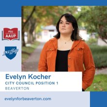 Evelyn Kocher, City Council Position 1, Beaverton