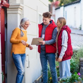Door to door canvassers